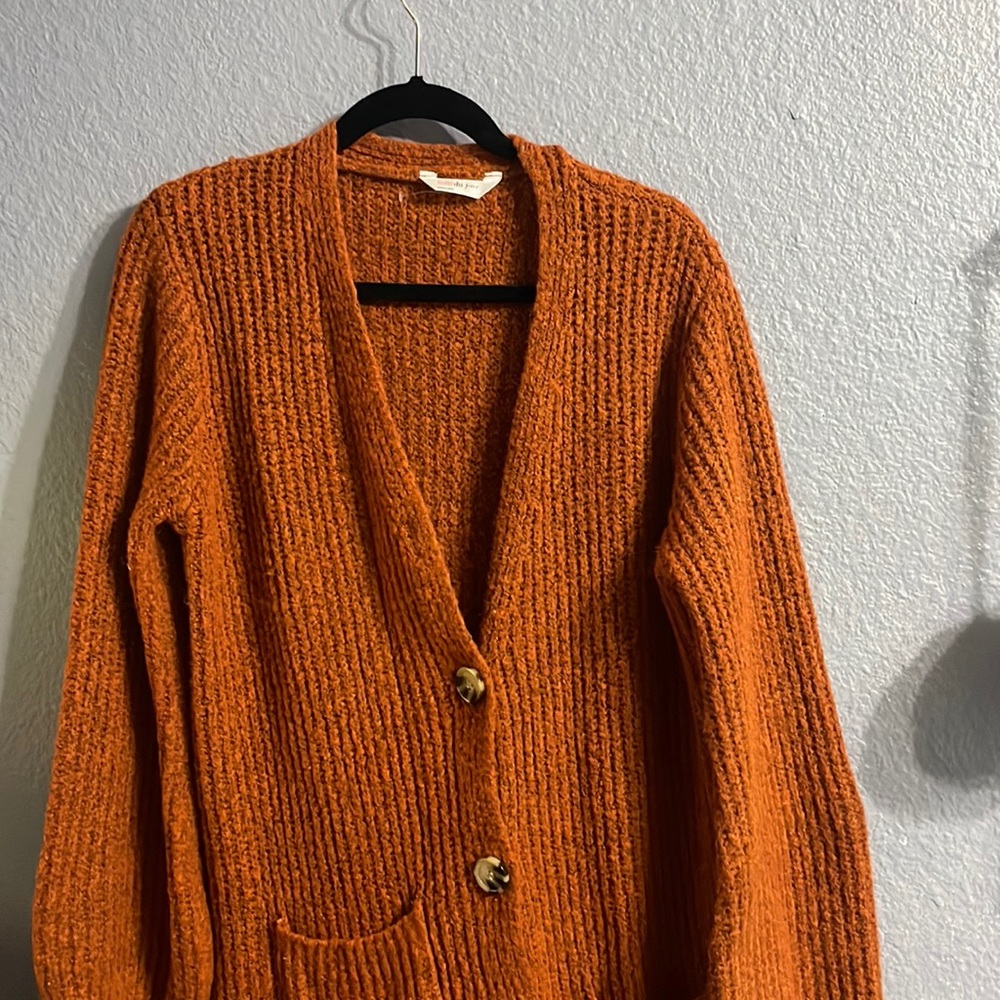 Long orange cover up
